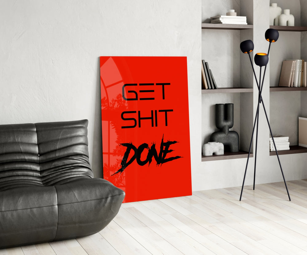 Get Shit Done panel adding founder pulse to a workshop wall