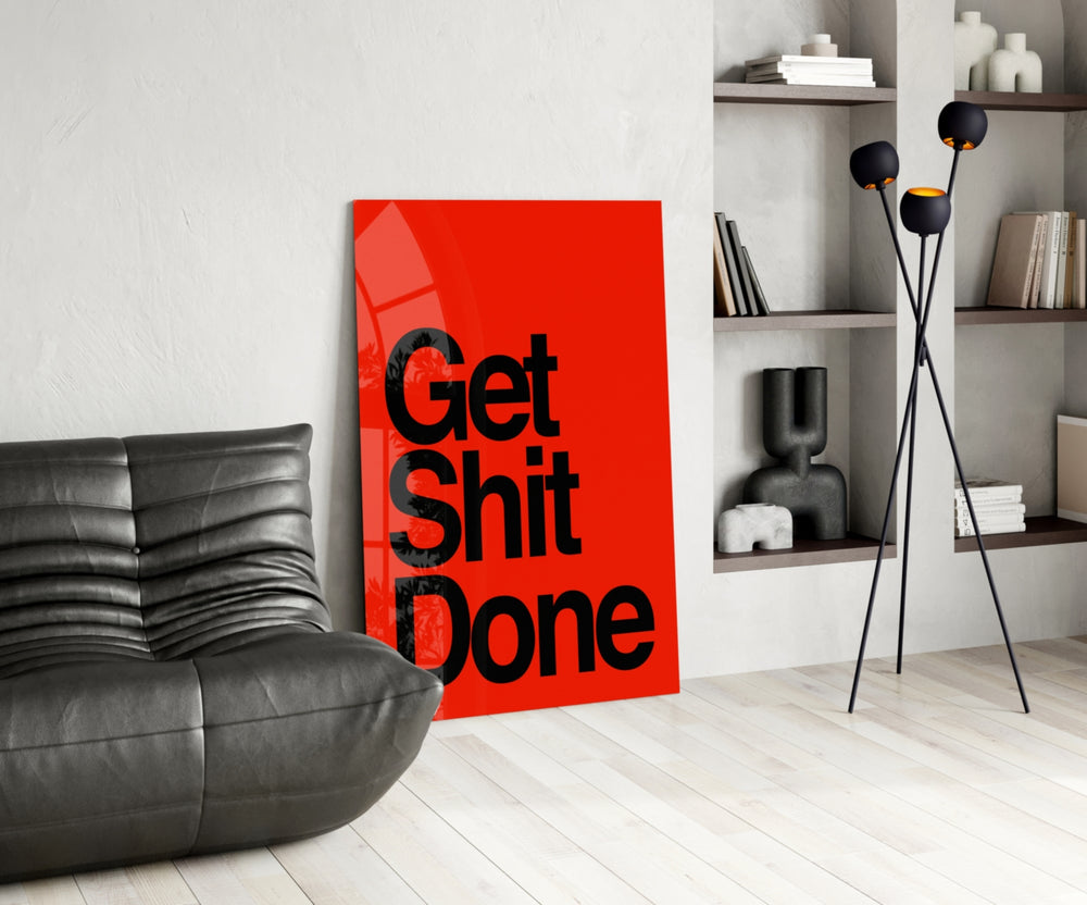 Get Shit Done panel adding founder pulse to a workshop wall