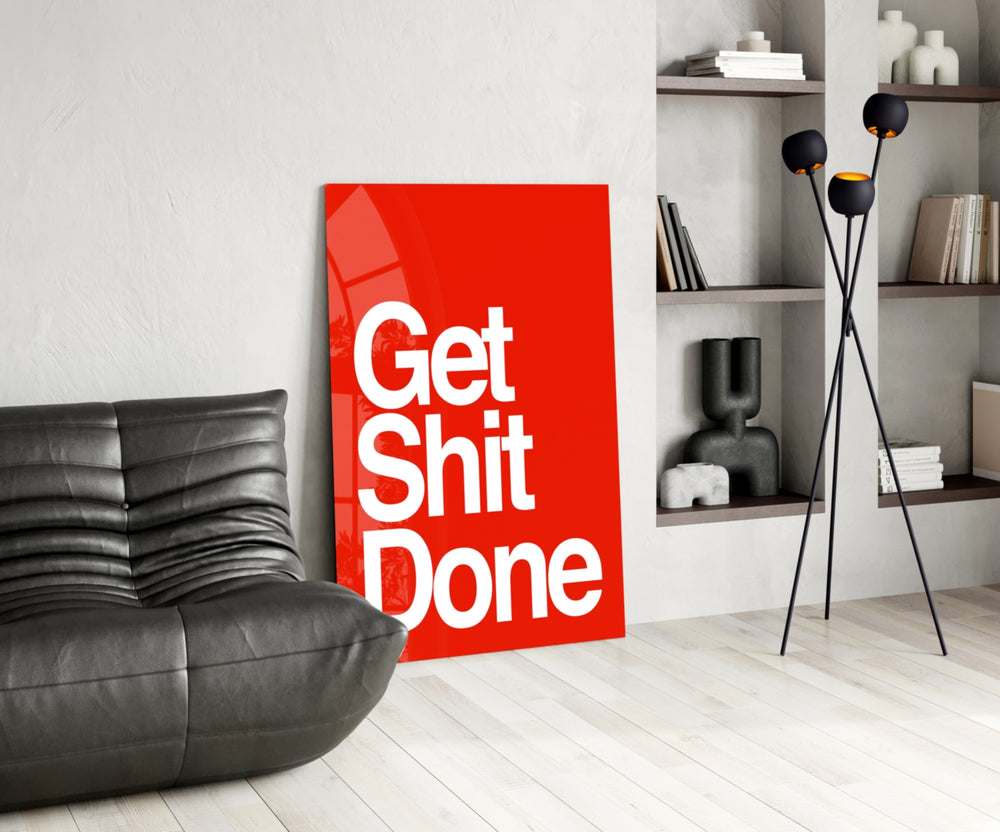 Get Shit Done panel adding founder pulse to a workshop wall