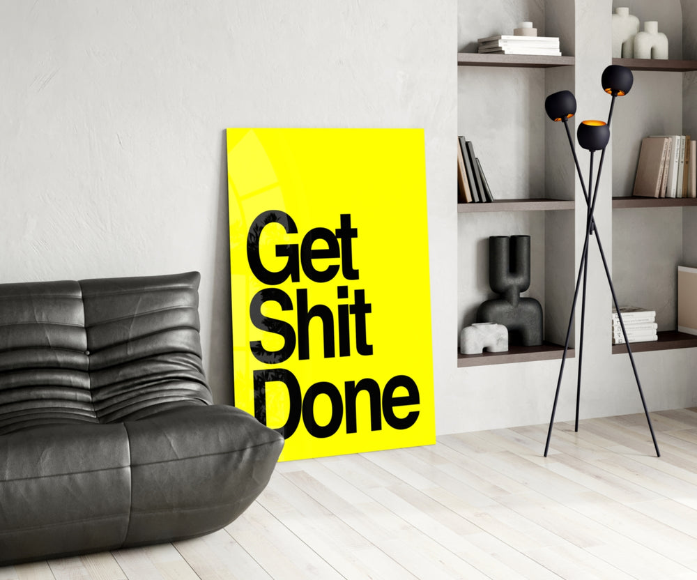 Get Shit Done panel adding founder pulse to a workshop wall
