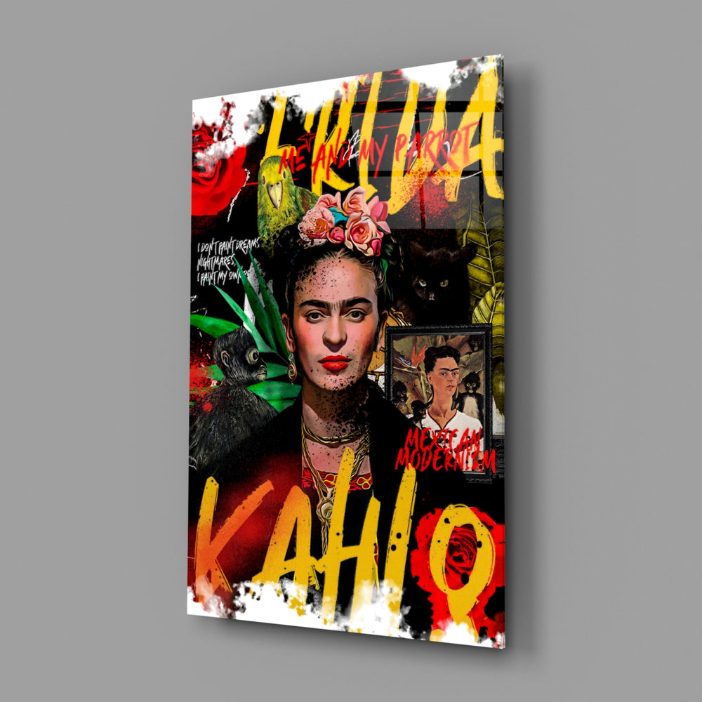 Muse-poster panel bringing painterly bravado to a contemporary gallery wall