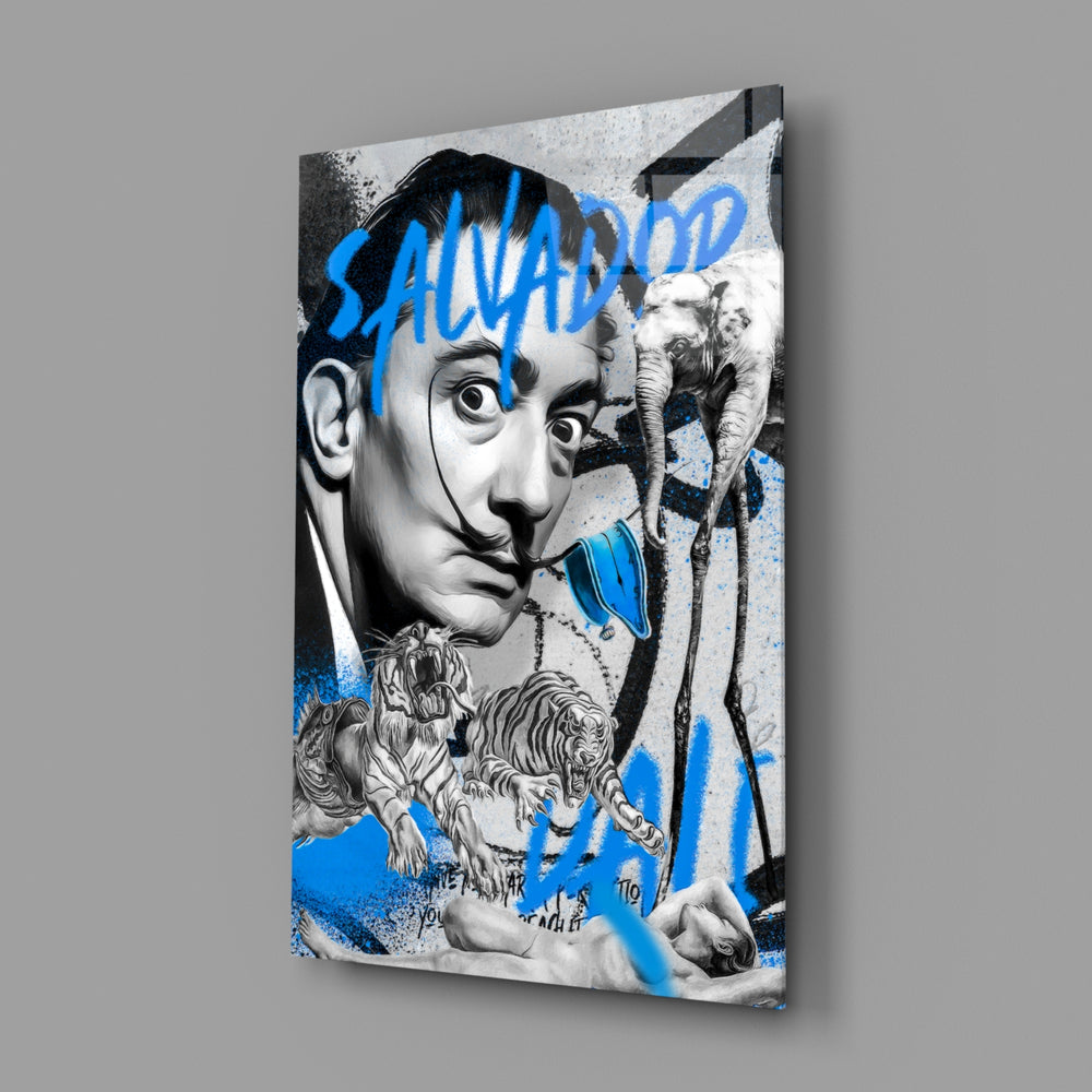 Surreal-poster panel bringing dream pulse to a contemporary study