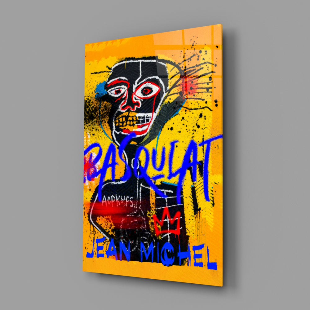 Neo-expressionist panel bringing street swagger to a contemporary teen lounge