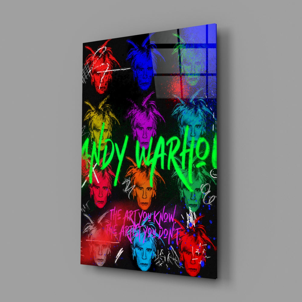 Pop-art-tribute panel bringing Factory swagger to a contemporary teen lounge