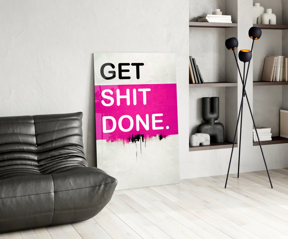 Get Shit Done panel adding founder pulse to a workshop wall