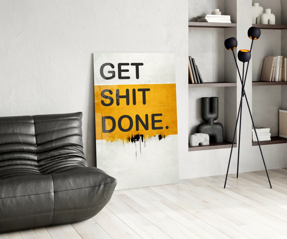 Get Shit Done panel adding founder pulse to a workshop wall