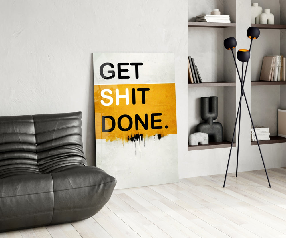 Get Shit Done panel adding founder pulse to a workshop wall