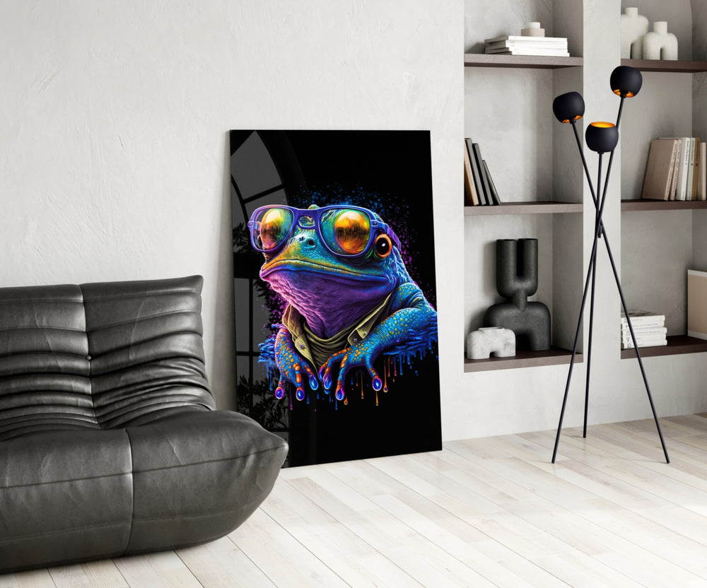 Cool Frog panel adding collector heat to a workshop wall