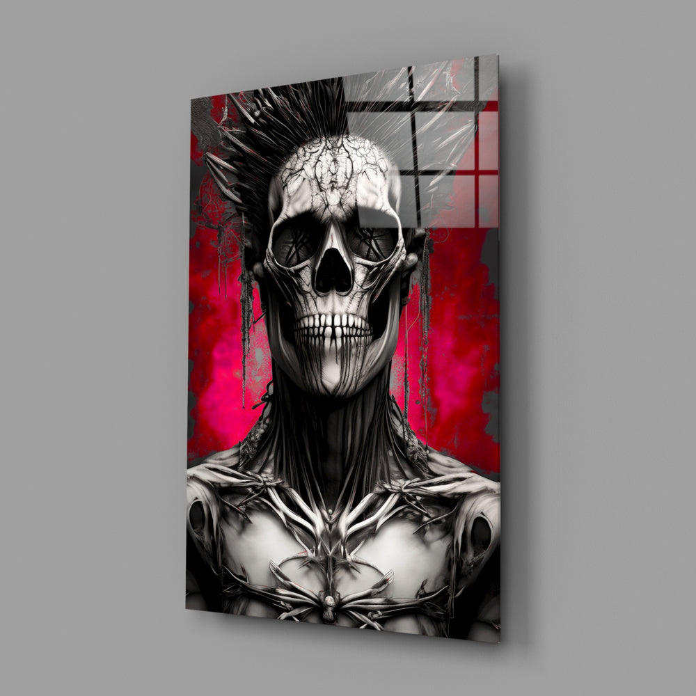 Dark-fantasy panel bringing painterly menace to a contemporary study