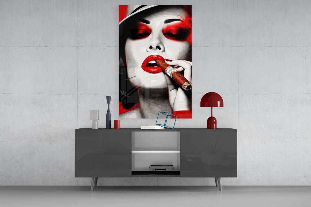 Cuban panel catching lamp light to reveal its painterly cool