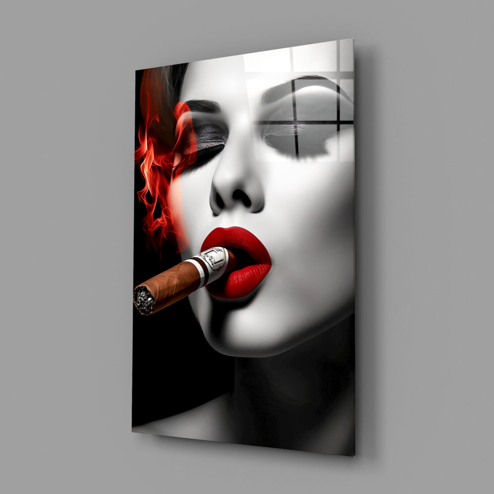 Cinematic-glamour panel bringing glamour glow to a moody bar wall