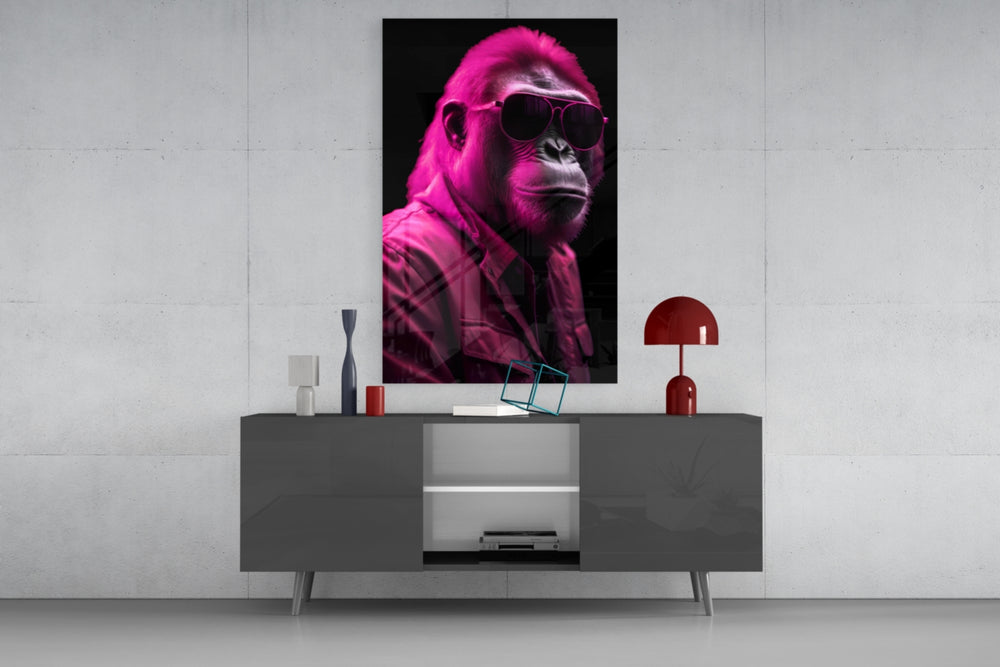 Ape the Cool panel catching lamp light to reveal its cinematic glow