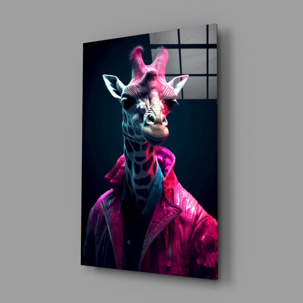 Fashion-fauna panel bringing painterly polish to a contemporary salon