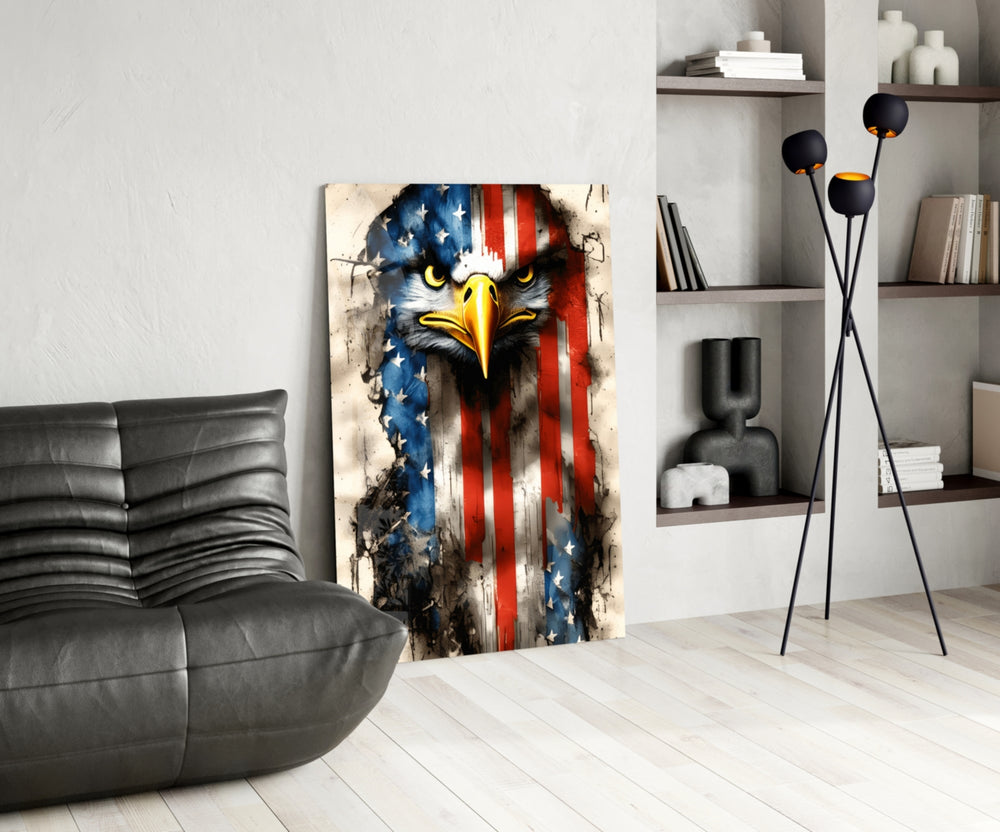 American Eagle panel adding editorial gravitas to a hallway