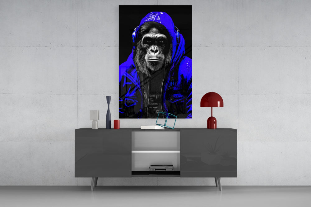 The Ape panel catching lamp light to reveal its cinematic glow