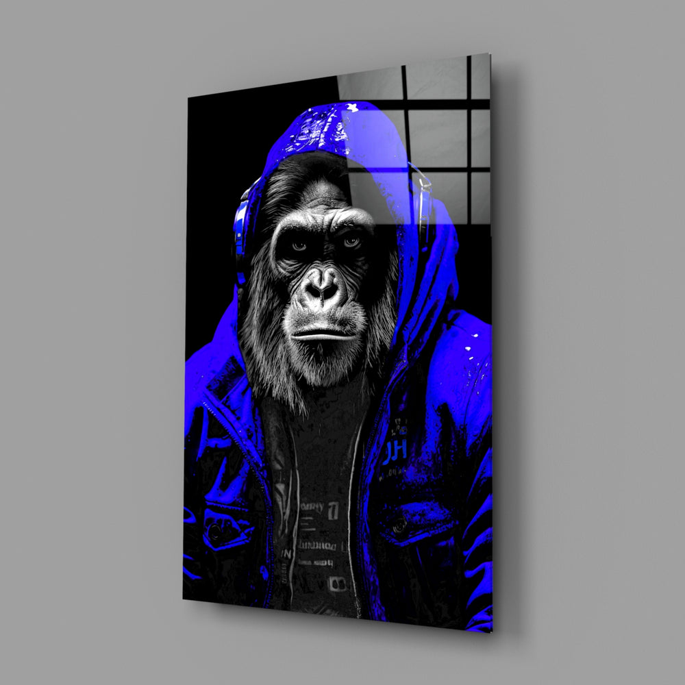 Mono-neon panel bringing cinematic glow to a contemporary media room