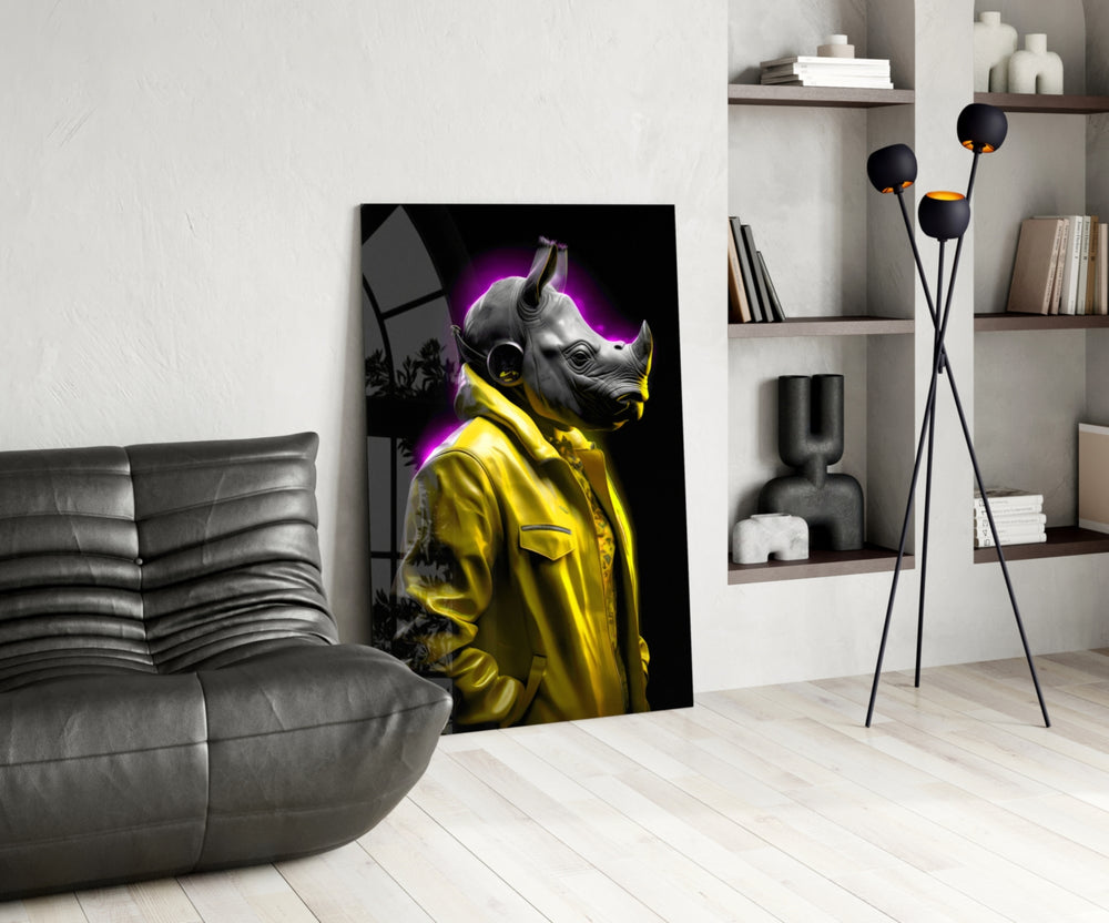 Rhino in Style panel adding editorial pulse to a hallway