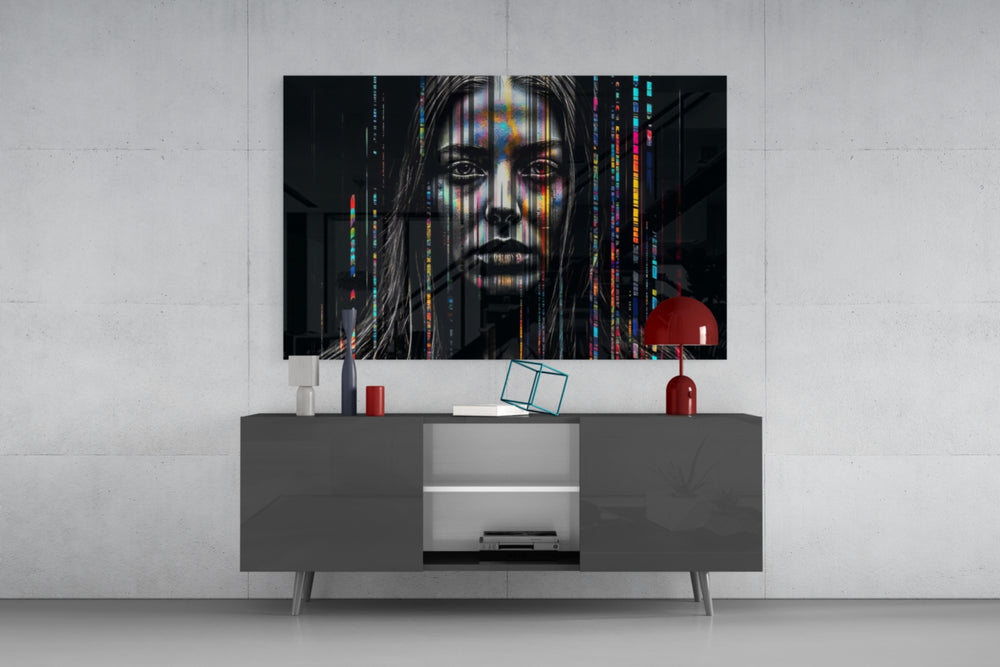 Color Stream panel catching lamp light to reveal its cinematic glow
