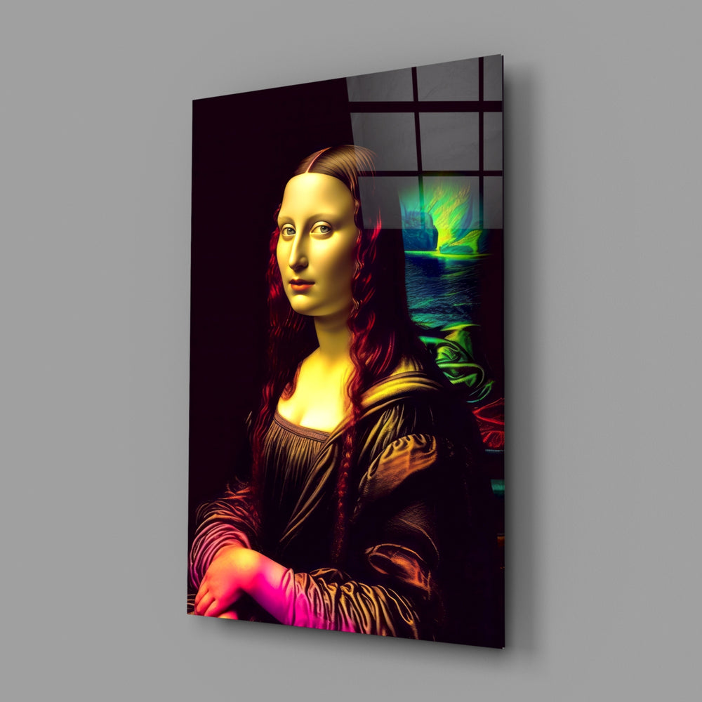 Neon-Renaissance panel bringing cinematic glow to a contemporary study