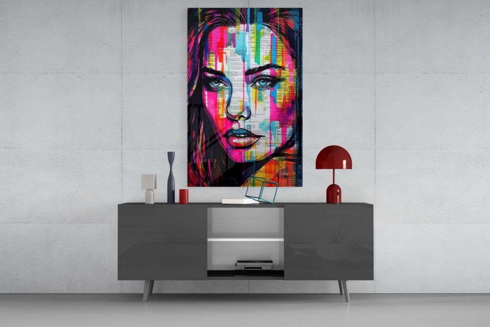 Beauty panel catching lamp light to reveal its cinematic glow