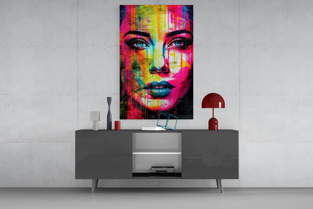 Beauty panel catching lamp light to reveal its cinematic glow