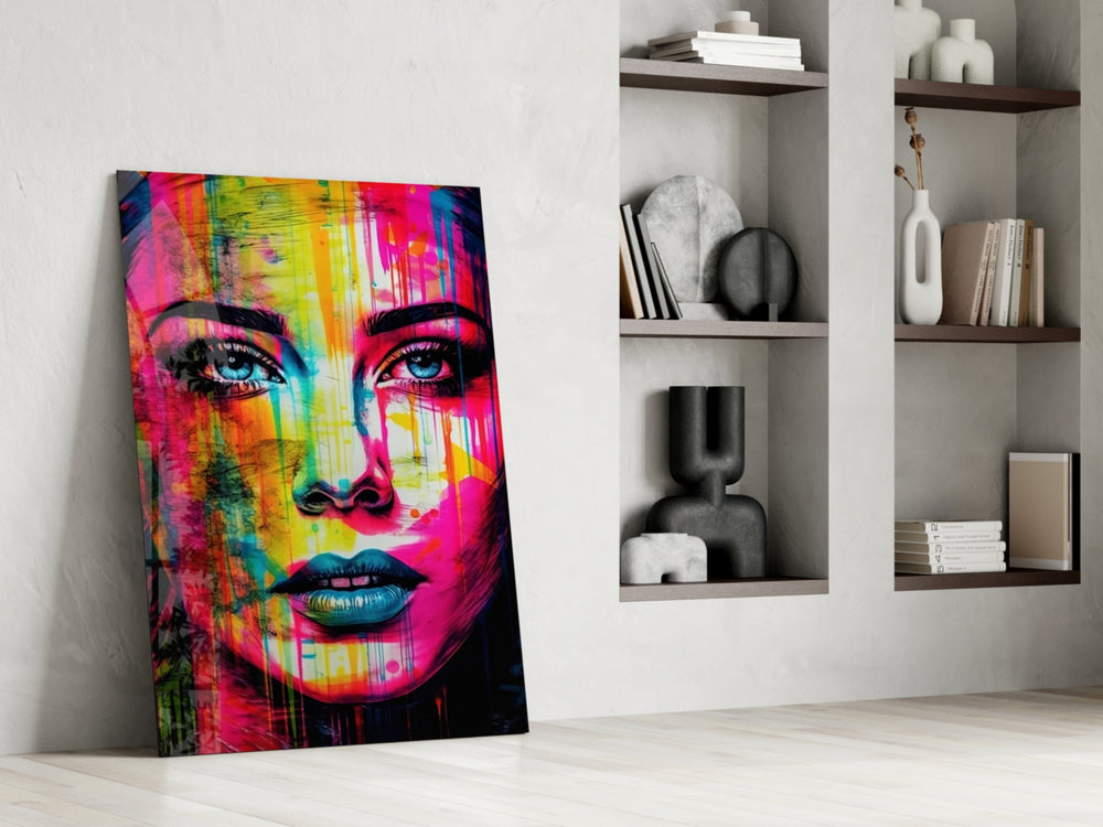 Beauty glass print enhancing a boutique with statement palette