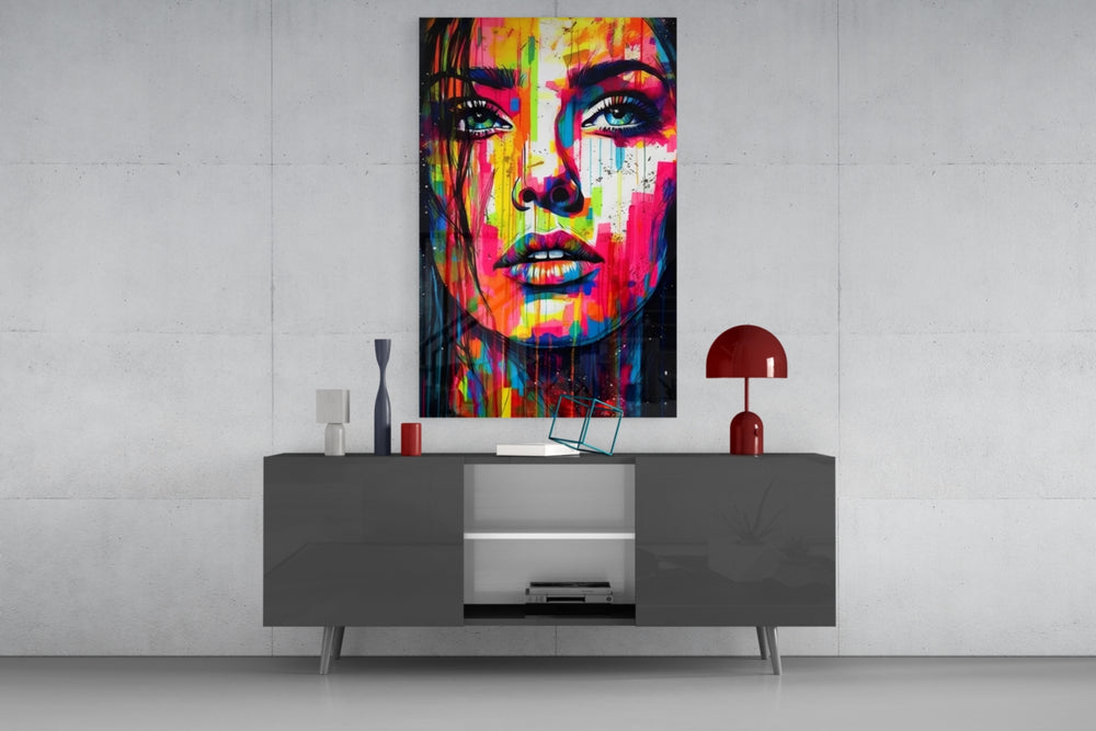 Beauty panel catching lamp light to reveal its cinematic glow