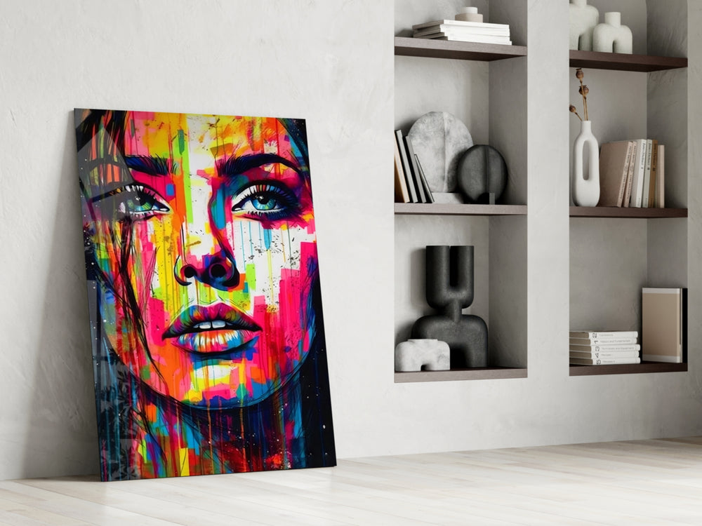 Beauty glass print enhancing a boutique with statement palette
