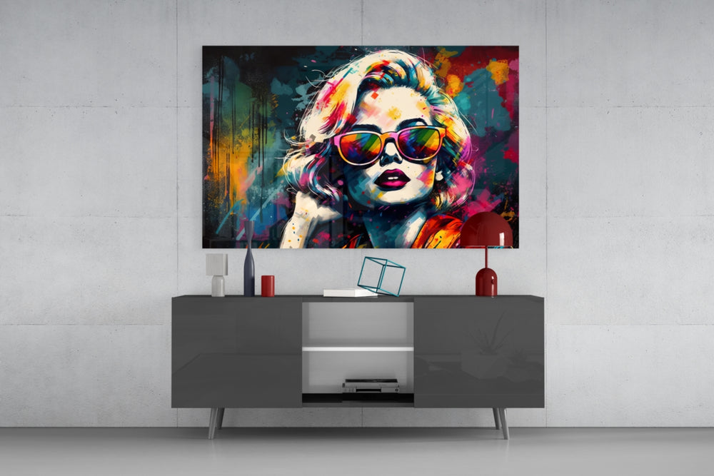 Smarty-Pants panel catching lamp light to reveal its cinematic glow