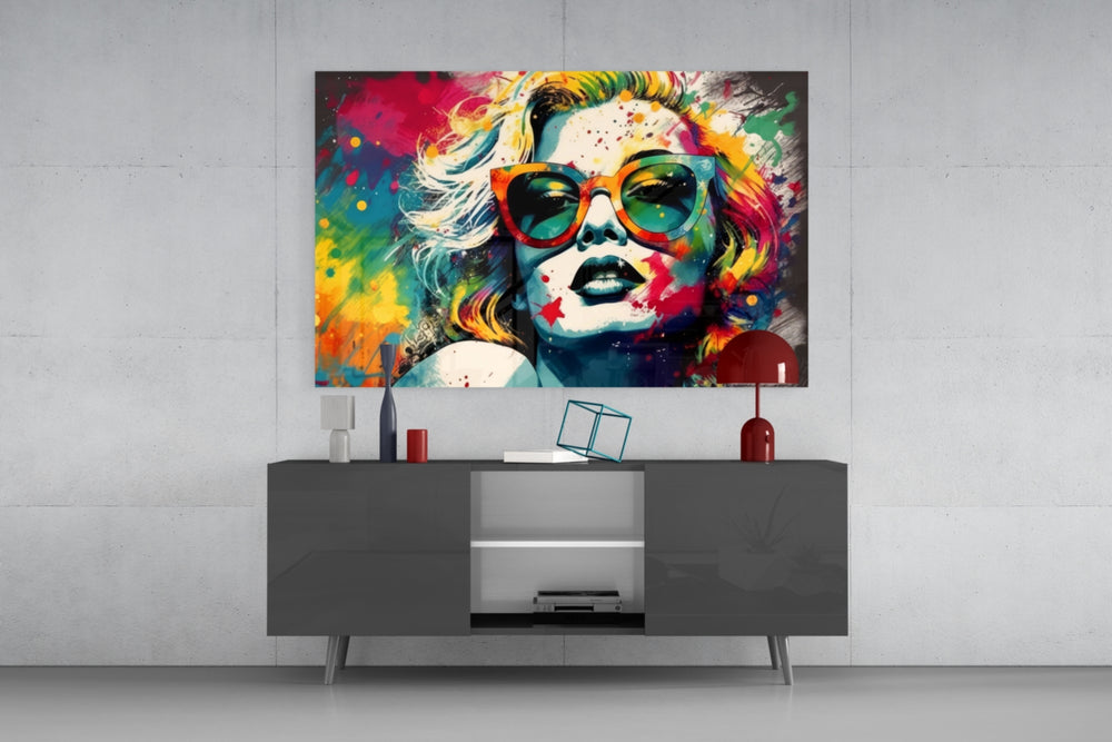 Smarty-Pants panel catching lamp light to reveal its cinematic glow