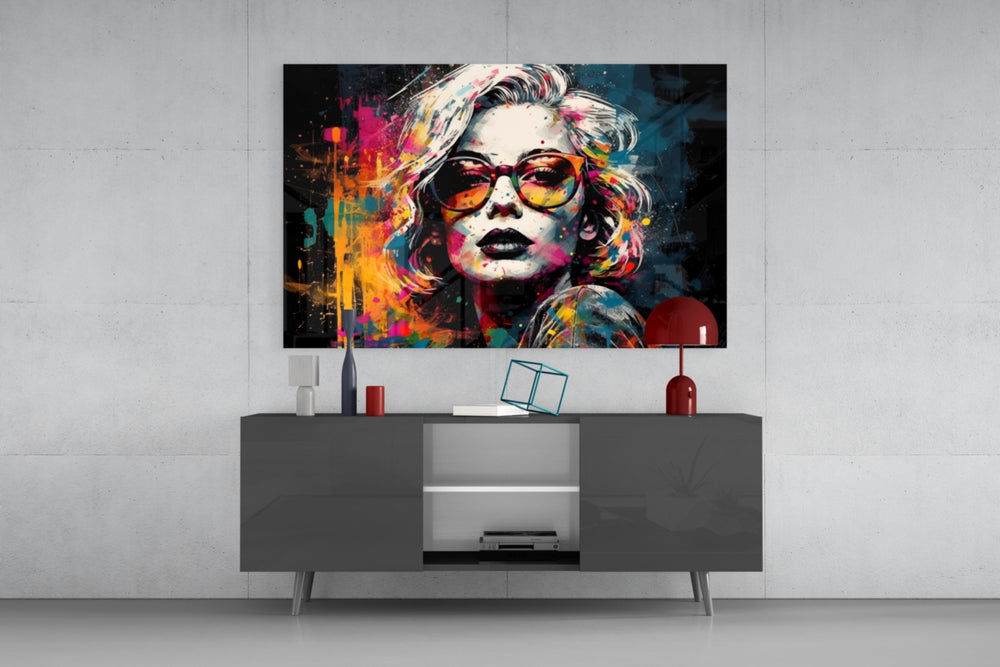 Smarty-Pants panel catching lamp light to reveal its cinematic glow