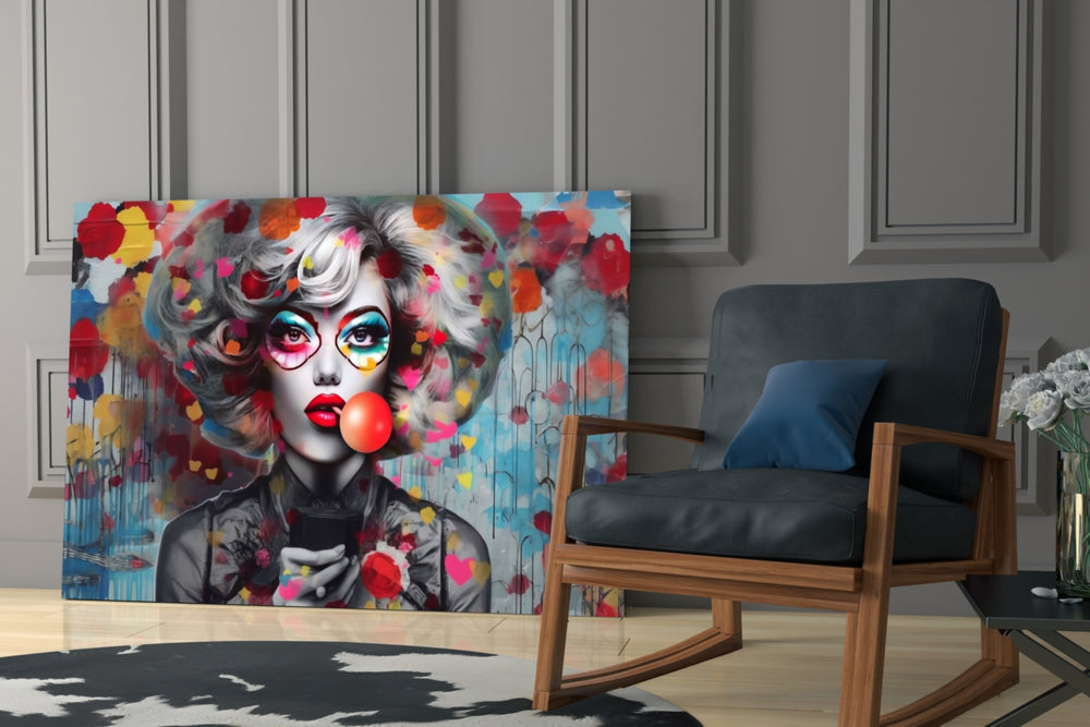 Lollipop glass print enhancing a boutique with statement palette