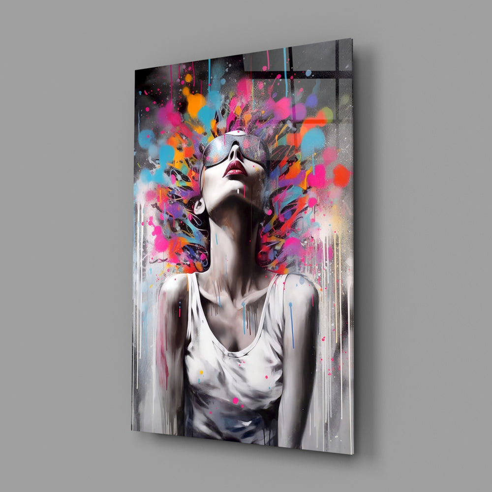 Mind-explosion panel bringing cinematic glow to a study