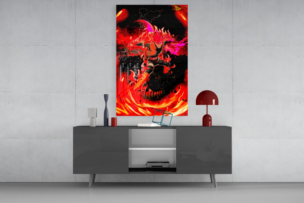 Manga panel catching lamp light to reveal its cinematic glow
