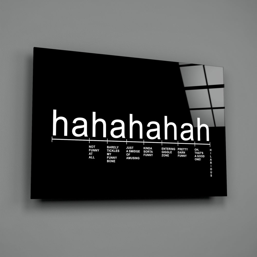 Humor-poster panel bringing cinematic glow to a creative studio