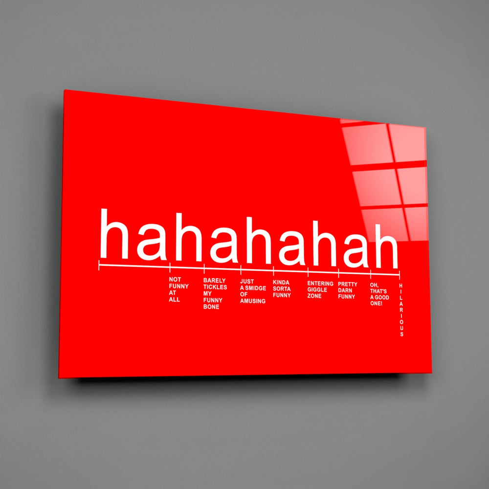 Humor-poster panel bringing cinematic glow to a creative studio