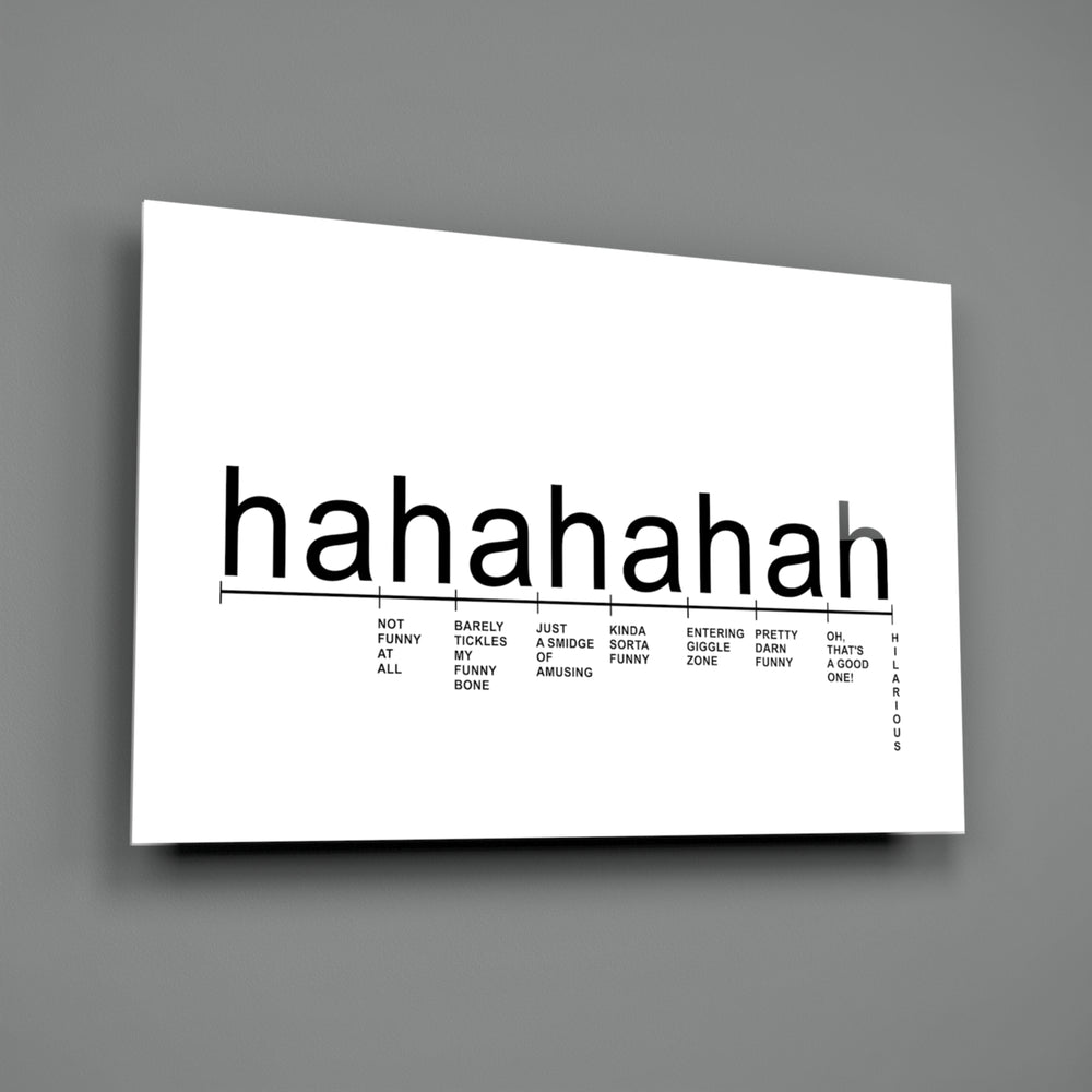 Humor-poster panel bringing painterly clarity to a creative studio