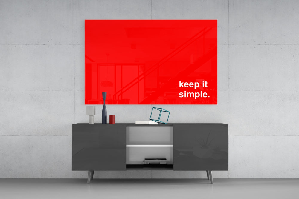 Simple panel catching lamp light to reveal its cinematic glow
