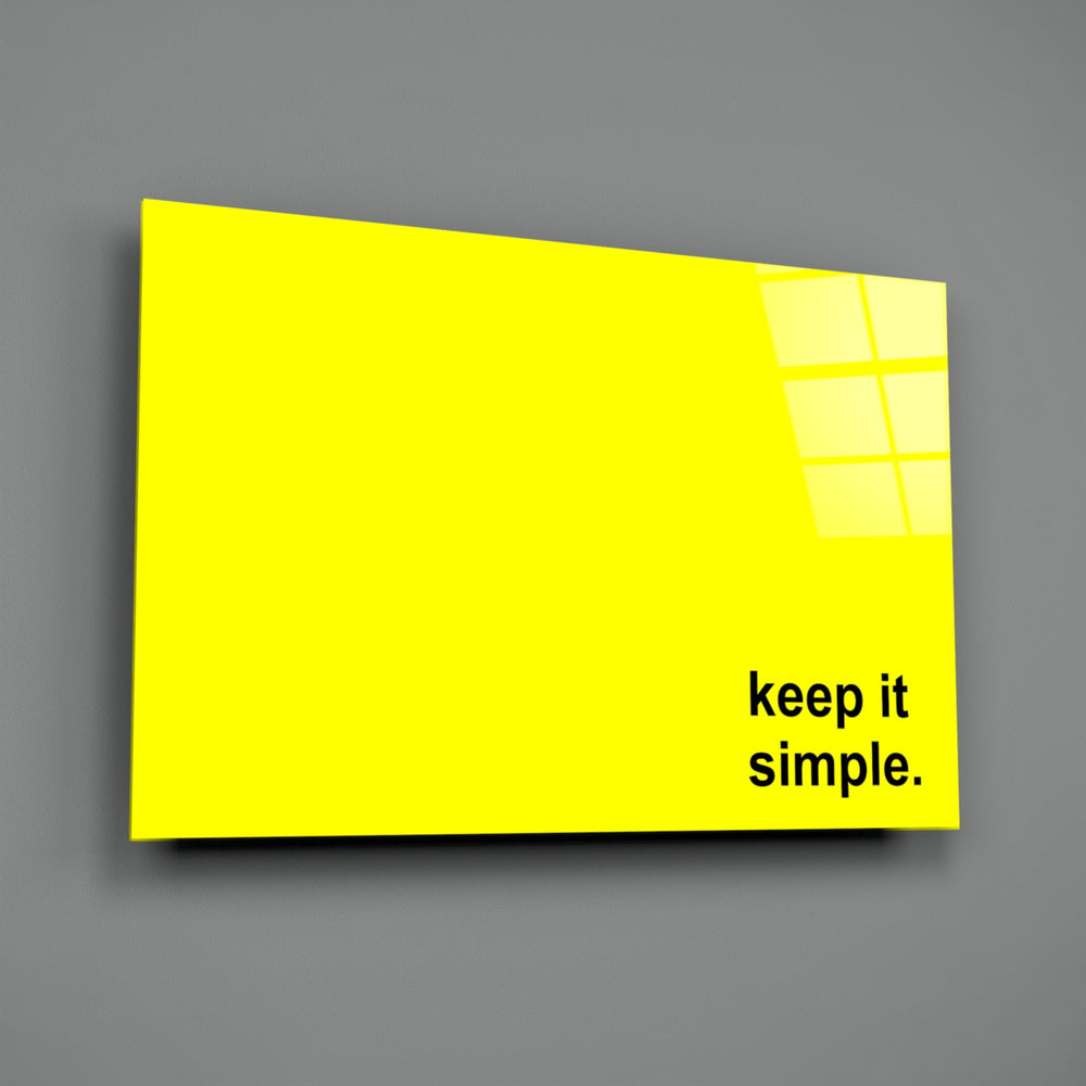 Minimalist-poster panel bringing cinematic glow to a creative studio
