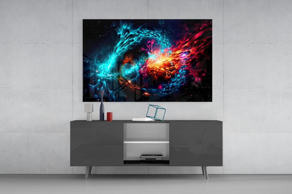 Designer's Collection panel catching lamp light to reveal its cinematic glow