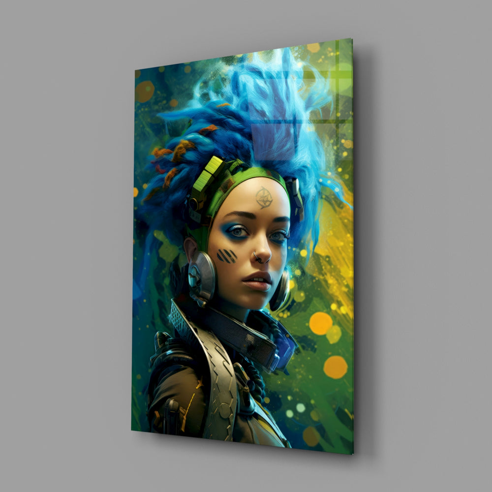 Cyberpunk panel bringing cinematic glow to a gaming den