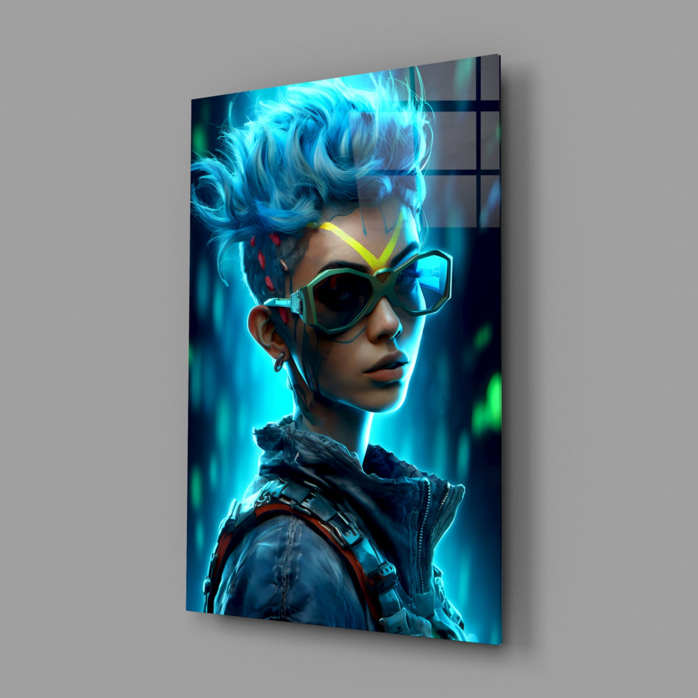 Cyberpunk panel bringing cinematic glow to a gaming den