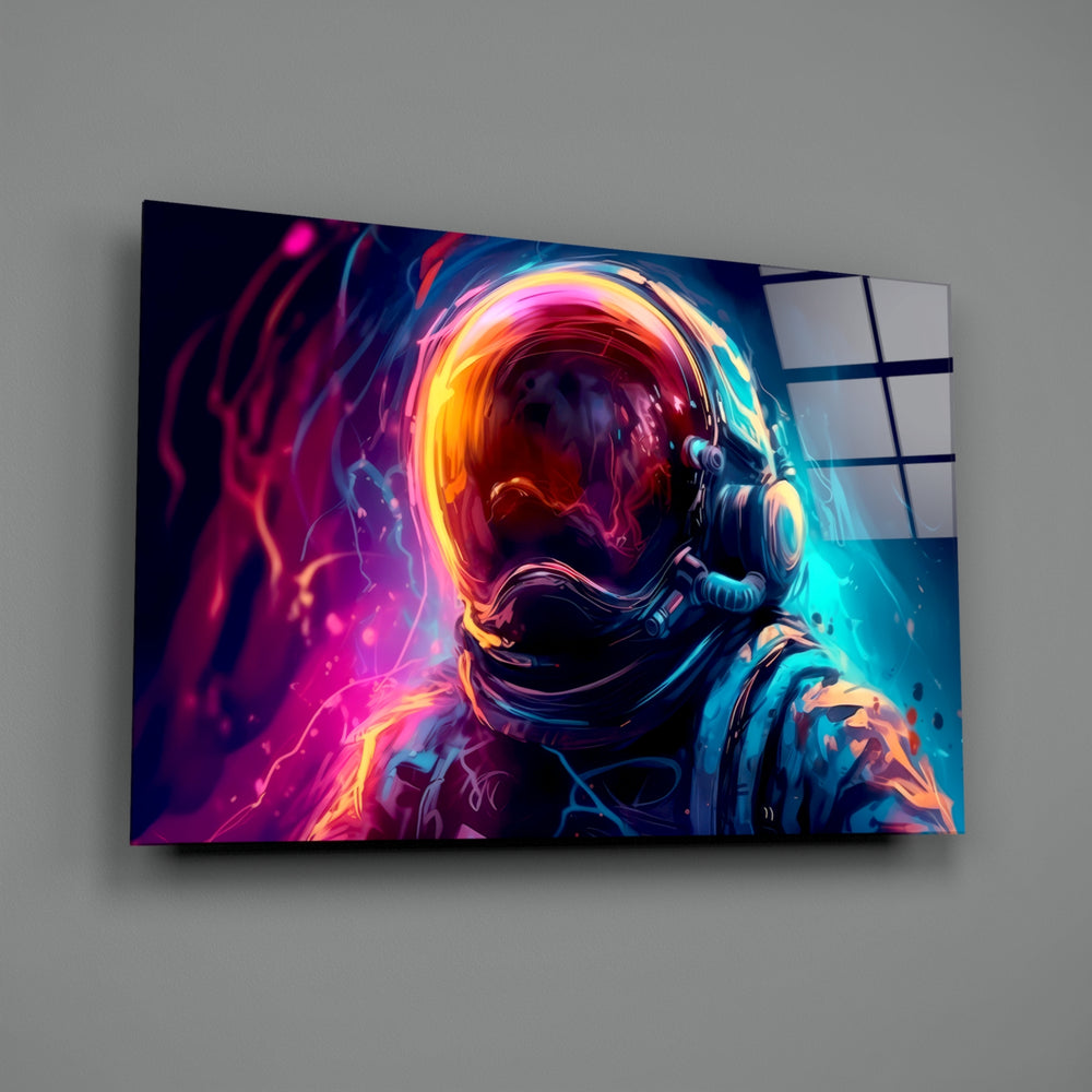Cinematic-cosmic panel bringing cinematic glow to a gaming den