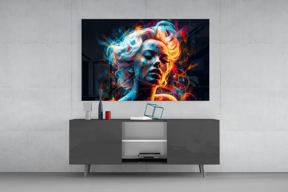 Glance panel catching lamp light to reveal its cinematic glow