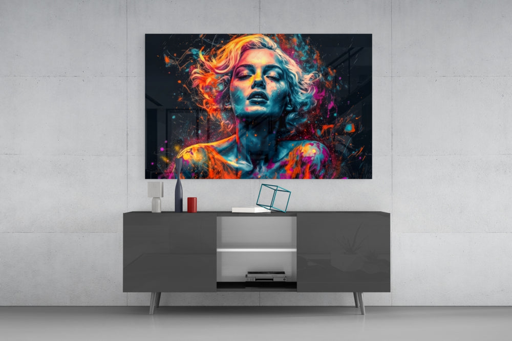 Feelings panel catching lamp light to reveal its cinematic glow