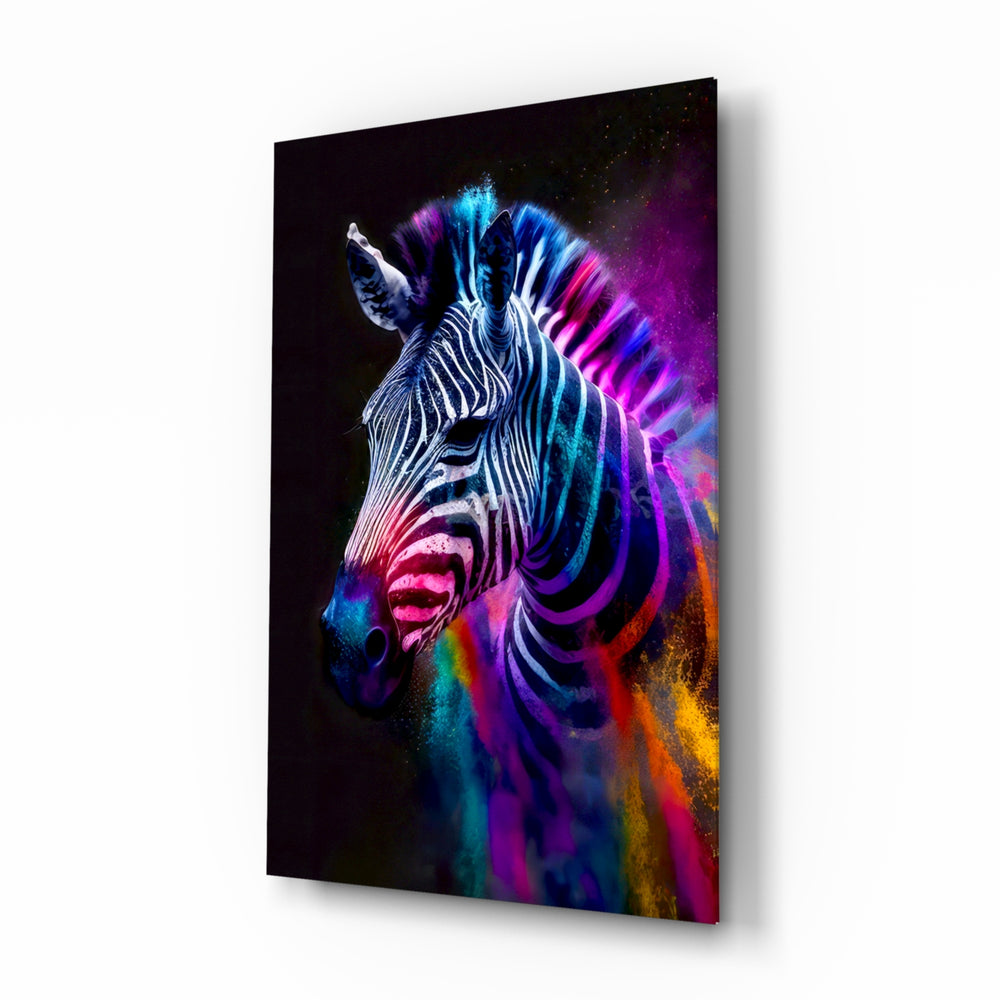 Neon-pop panel bringing electric glow to a gaming room