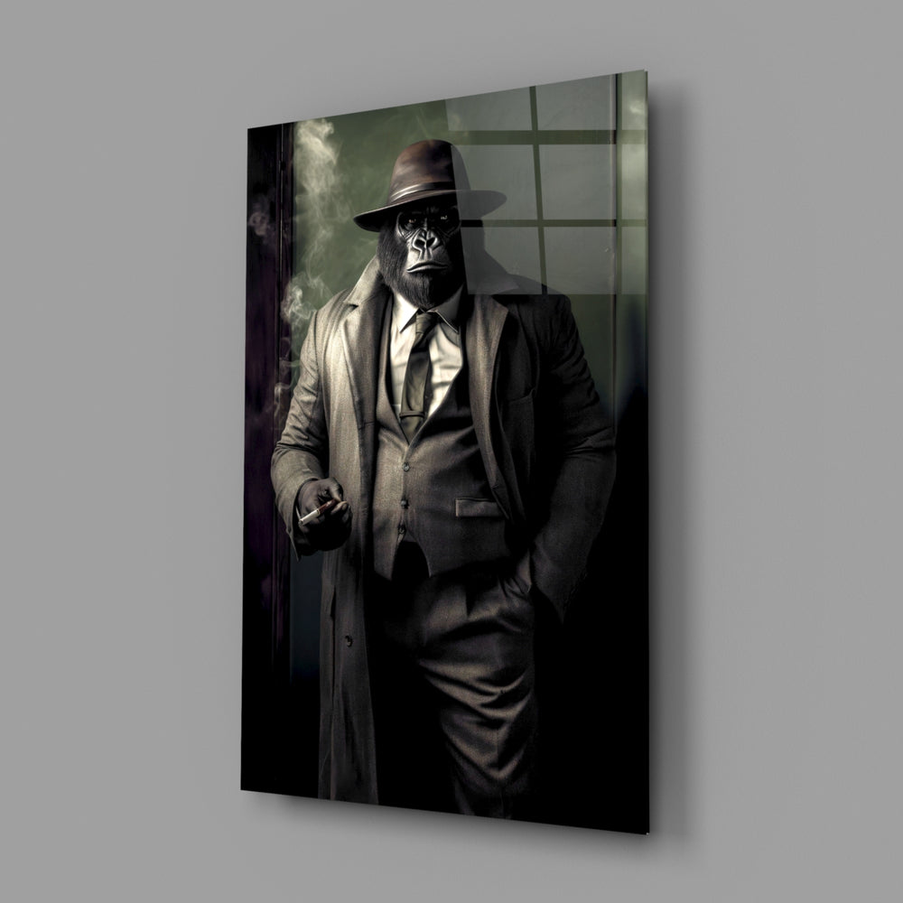 Mr Inspector close-up showing trench coat and lit cigarette