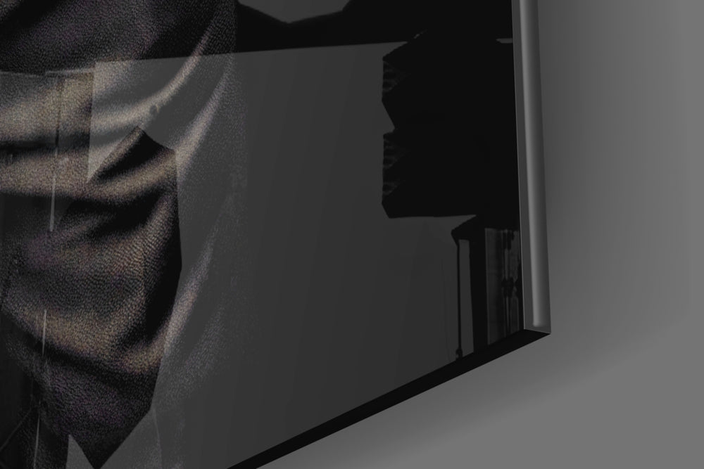Mr Inspector panel catching lamp light to reveal its cinematic glow