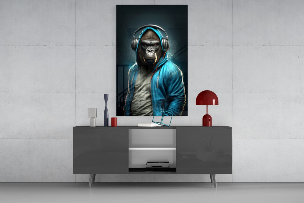 Animal Vogue Glass Wall Art|| Designer's Collection.