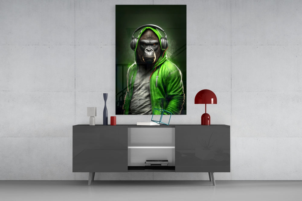 Animal Vogue Glass Wall Art|| Designer's Collection.